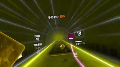 Somewhat new to beat saber, is there anything my gameplay should improve on?