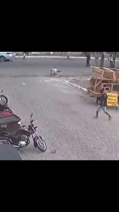 The Brazilian coconut man from another angle