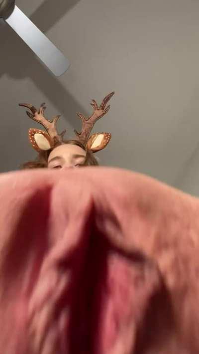 I should be helping Santa but I’d rather be riding someone’s face