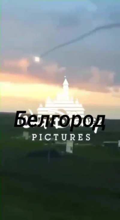 Russian air defence in Belgorod.