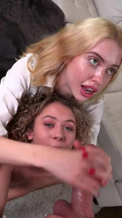 Giving Her Friend A Facial