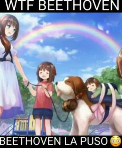 NOOOO BEETHOVEN, DONDE TE SENTASTE 😳🤟