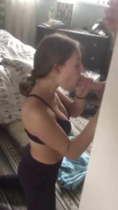 Gf Sucking Him Before Work