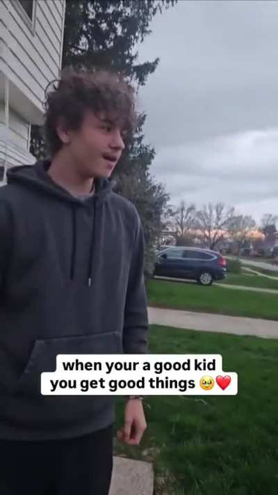 They gifted their son a brand new car for his birthday. Based on his reaction, he definitely deserved it. 😭❤️