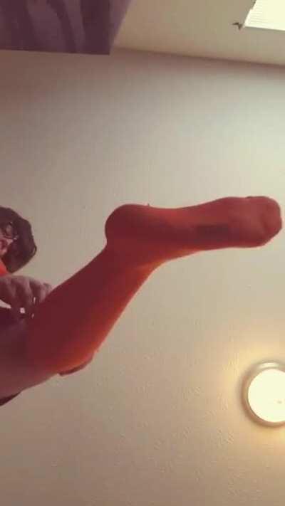 Watch Velma squash you and drop her panties