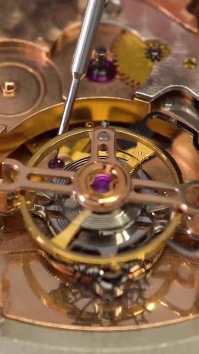 Just watch the hand assembling of the watch and relax