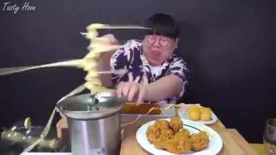 Putting cheese in a chocolate fountain seemed like a good idea at the time