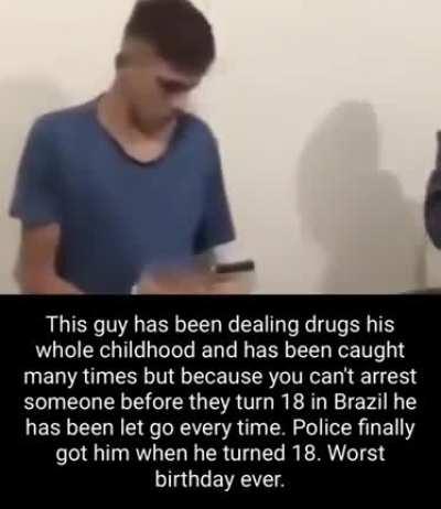 Well at least he got cake….