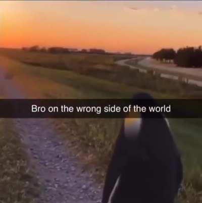 man got spawned in the wrong lobby