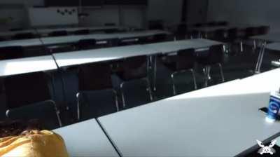 beeing a nice little snowbunny at school 😇