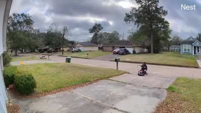 Wont be hard to chase him down