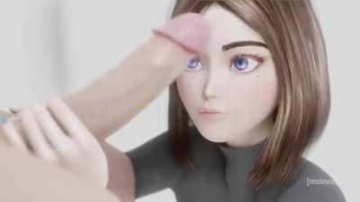 Sam handjob and blowjob (MsLewd) [Samsung]