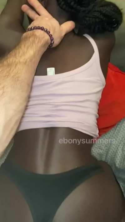 I love it when he holds my head down