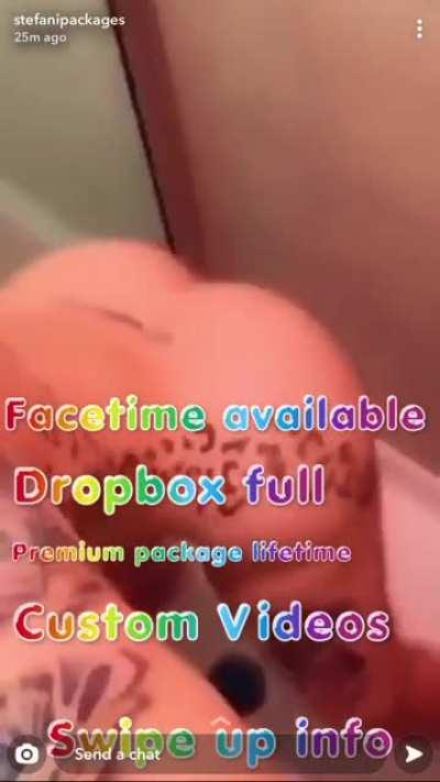 Sexy video from a fake Snapchat account