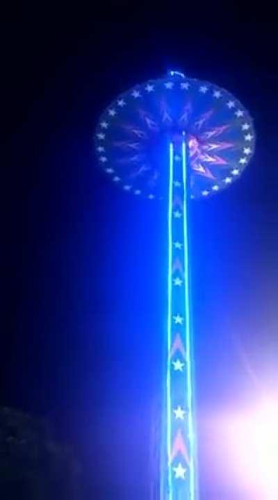 Multiple people in India are injured after a ride in an amusement park malfunctions.