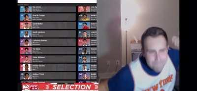 Knicks fan prays for Jalen Johnson but instead he gets drafted to the Hawks😈