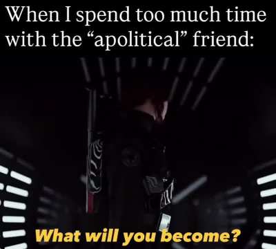 Most people who claim to be “apolitical” are liars