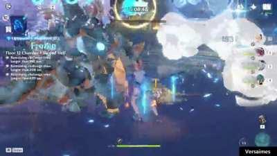 Permafreeze Comp Showcase (Jean, Rosaria, Ganyu & Xingqiu)