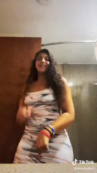 In a dress 😮‍💨