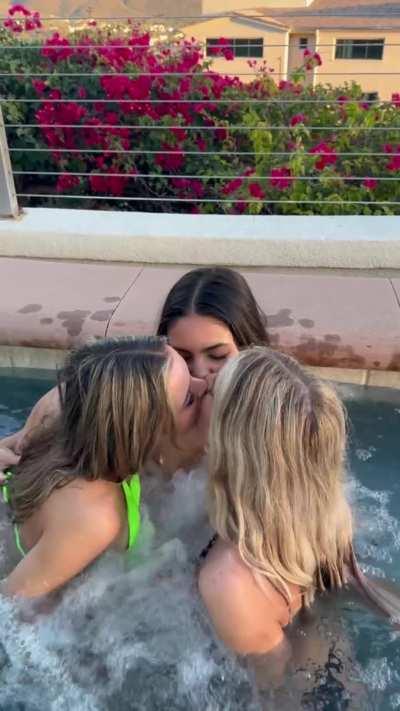 getting wet together