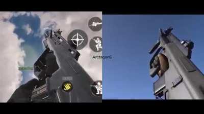 sync-ing the reload animation between codm and mw (its a bit different)