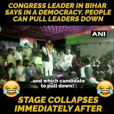 Stage be like: Ok dude, as you wish.