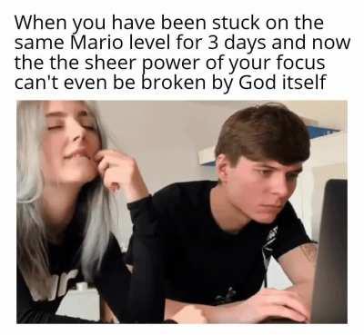 Not even malnutrition can break that focus