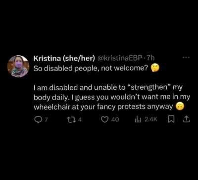 Telling me to exercise is fascism, actually