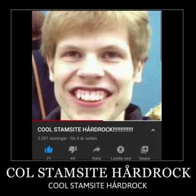 COOL STAMSITSE HÅRDROCK