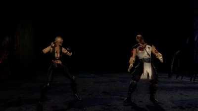 Sonya Blade taking her time to think about her fatality.