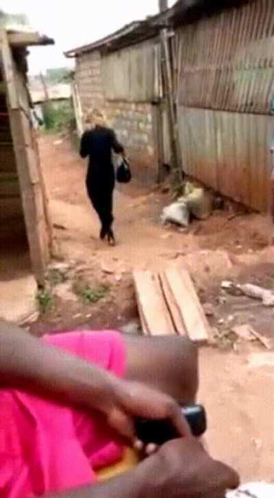 Don't be stupid trying to walking in high heels on rough therein!