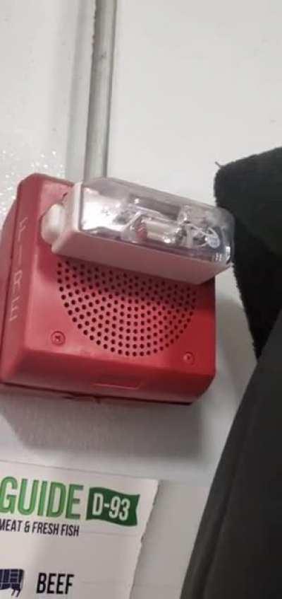 OGP's fire alarm was just playing music for no reason lol, it wasn't even matching walmart radio either