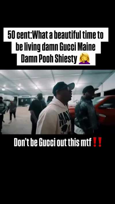 50 Cent and Uncle Murda makes fun of the super snitch killer turned snitch Gucci Mane 😂😂. Says Free Pooh Shiesty