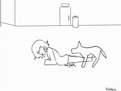 Alley Way Encounter (My first lewd animation) [Kittyidic]