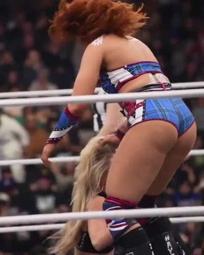 Jamie Hayter backbreaker followed by a hayterade on Julia Hart - AEW Dynamite (April 1, 2026)
