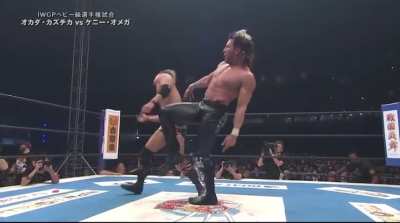 In honor of Omega Okada V being announced. The greatest false finish of all time.