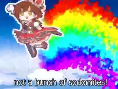 Aún siendo homosexual esto me da risa XD