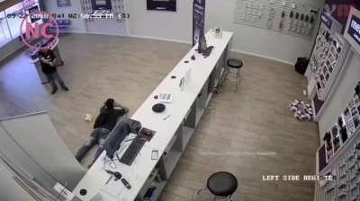 When the cashier has had enough