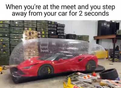 Do NOT leave your car unattended at the meet