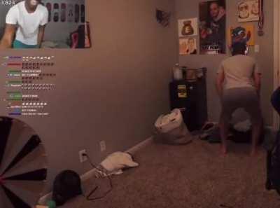 2 Drunk Men Shaking What They Mama Gave Em