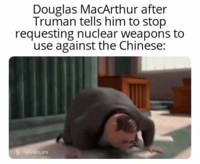 Calm down there, Douglas. No need to go nuclear