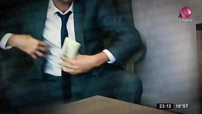 VIDEO: la cámara oculta que le hicieron a Marcelo Moretti, presidente de San Lorenzo, aceptando dos coimas por $25.000 USD