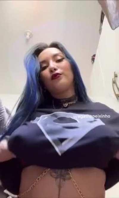 imagine your dick between them