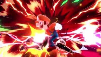 Luigi fireball jablock platform shenanigans.