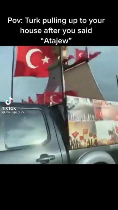 Im on my way to Fuck Gayreeks and take their kids for making janissary karaboga. (Dont mind that t*ktok logo)