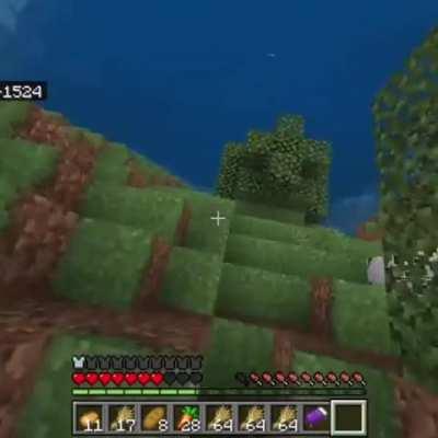 This just happened to me in Minecraft 