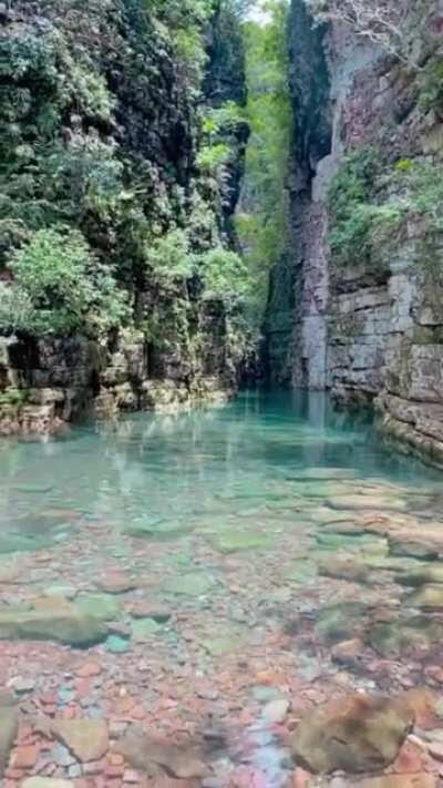 Canyon of Cachoeira do Jatobá town of Vila Bela da Santíssima Trindade state of Mato Grosso.