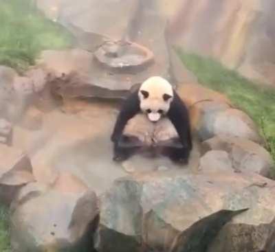 Exclusive behind the scenes footage of Jeannie moments before Henry starts recording.