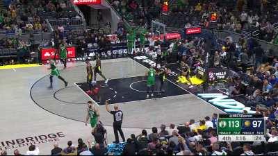 [Highlight] Tatum with his eight and final three of the game.