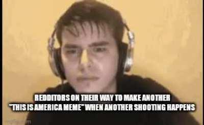 Get it guys?!??! Cause america and guns 🤣🤣🤣🤣😂🤣😂😂